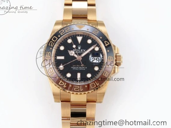 0103 Refined GMT-Master II 126715 CHNR Black Brown Ceramic Clean Factory 1:1 Best Edition on RG Bracelet DD 1715